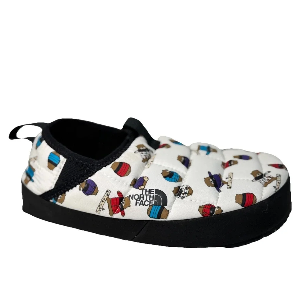 The North Face Nuptse Mules Bears Print Kids Size 3 No Box